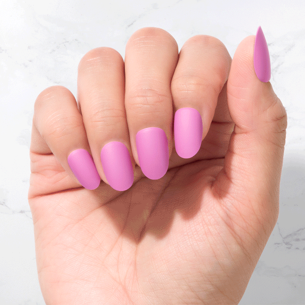 Sustainable Nails Wild Orchid Oval