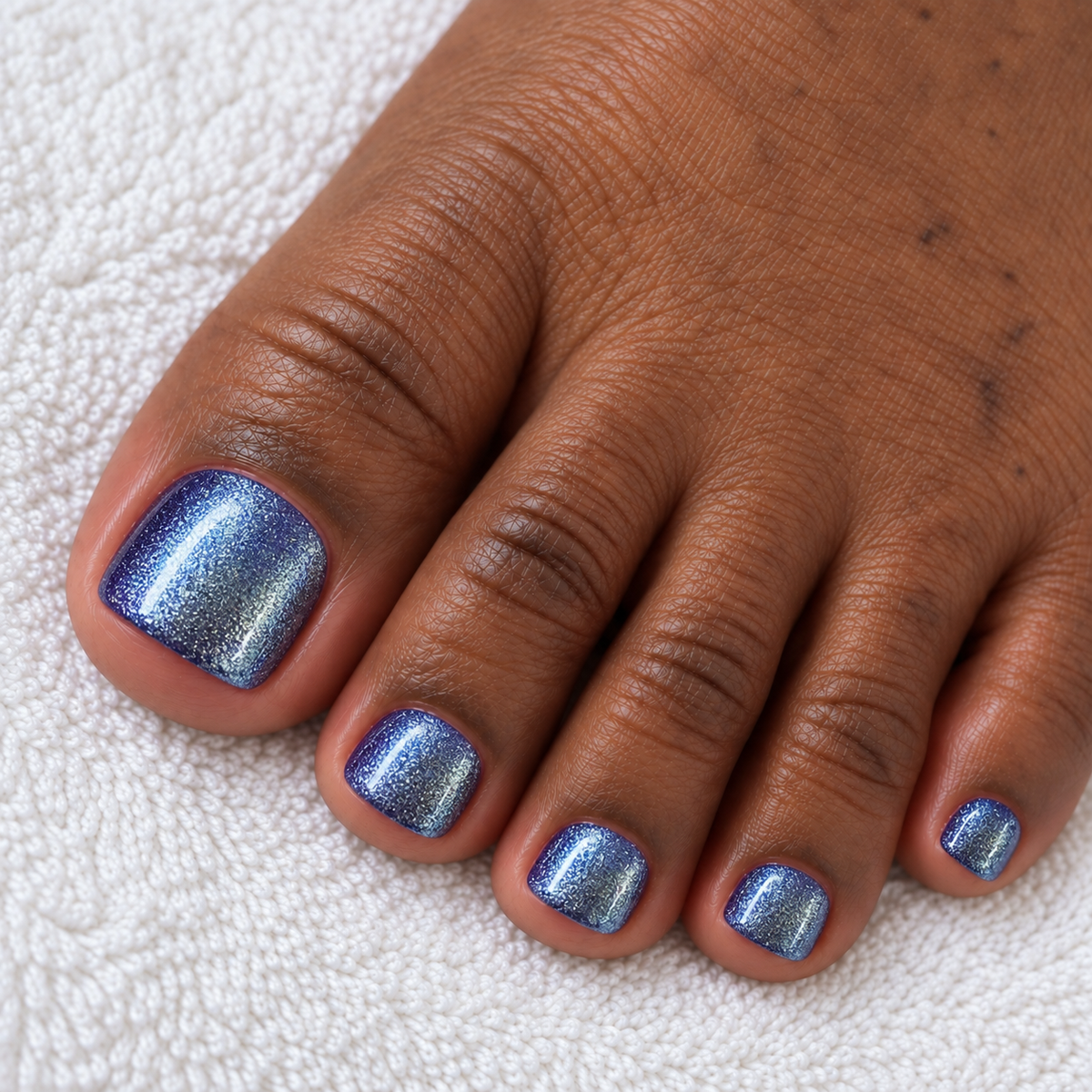 Starlit Blue pedicure