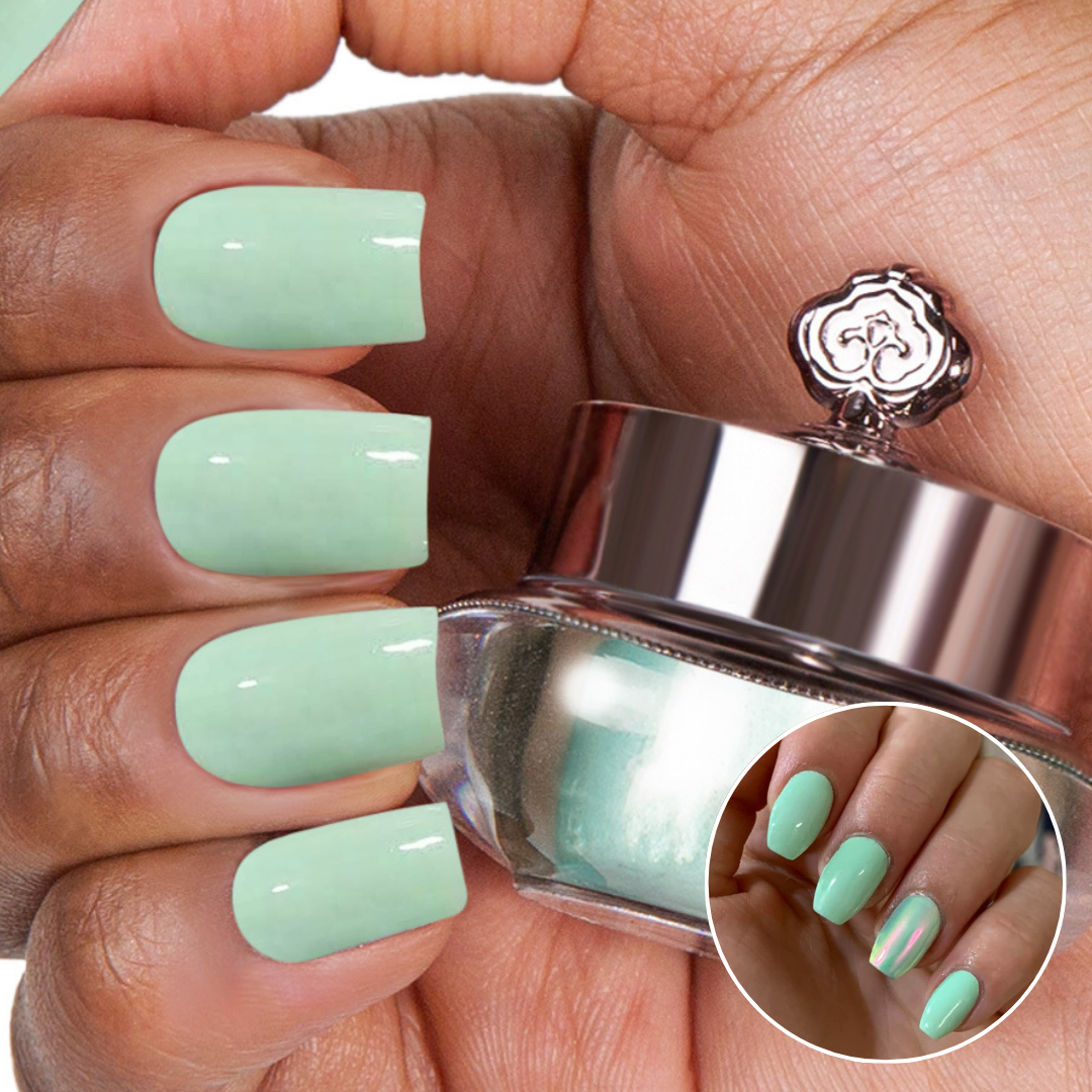 Green Tea - Matte Nail Powder