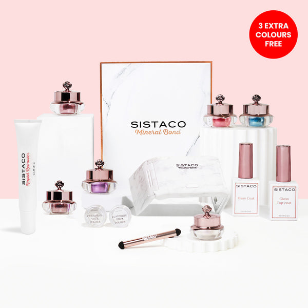 Sistaco™ Mineral Bond Nail Set (GET 3 EXTRA COLOURS FREE!)