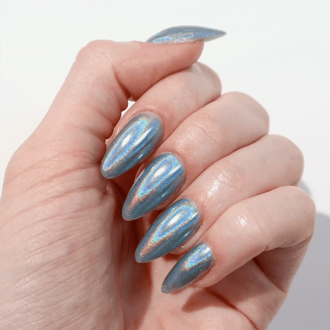 Egg Blue - Holographic Nail Powder