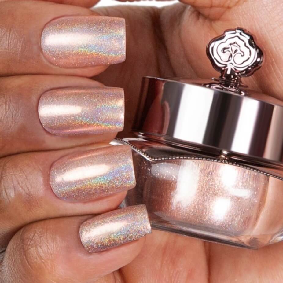 Rose Gold - Holographic Nail Powder