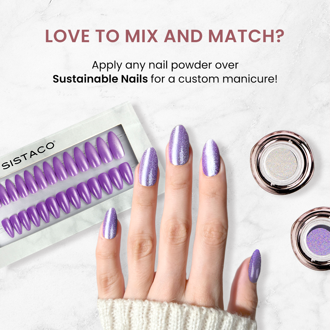 Daisy Daydream - Oval Sustainable Nails