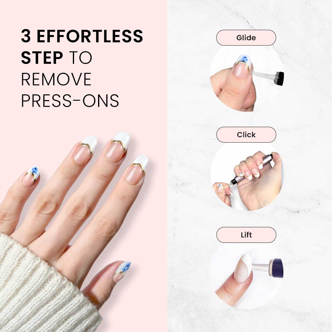 Daisy Daydream - Oval Sustainable Nails