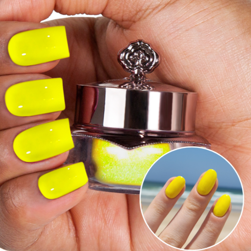 Lemon - Matte Neon Nail Powder