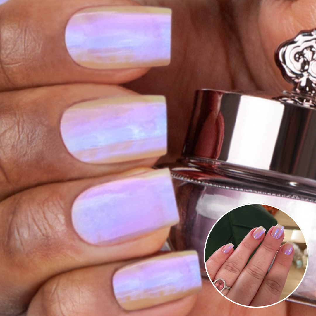 Glazed Plum - Metallic Nail Powder