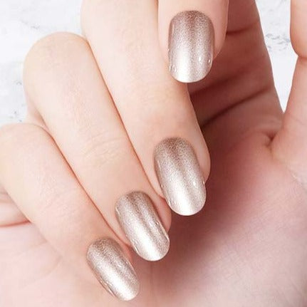 Classic Brown Glazed Oval nails