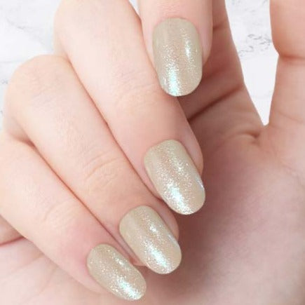 Classic Coffee Glazed Oval nails