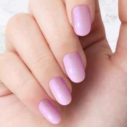 Classic pink Glazed Oval nails