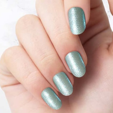 Classic Green Glazed Oval nails