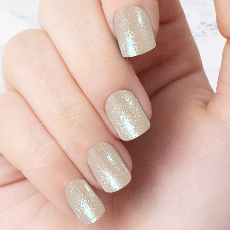 Chiffon Glazed - Square Sustainable Nails