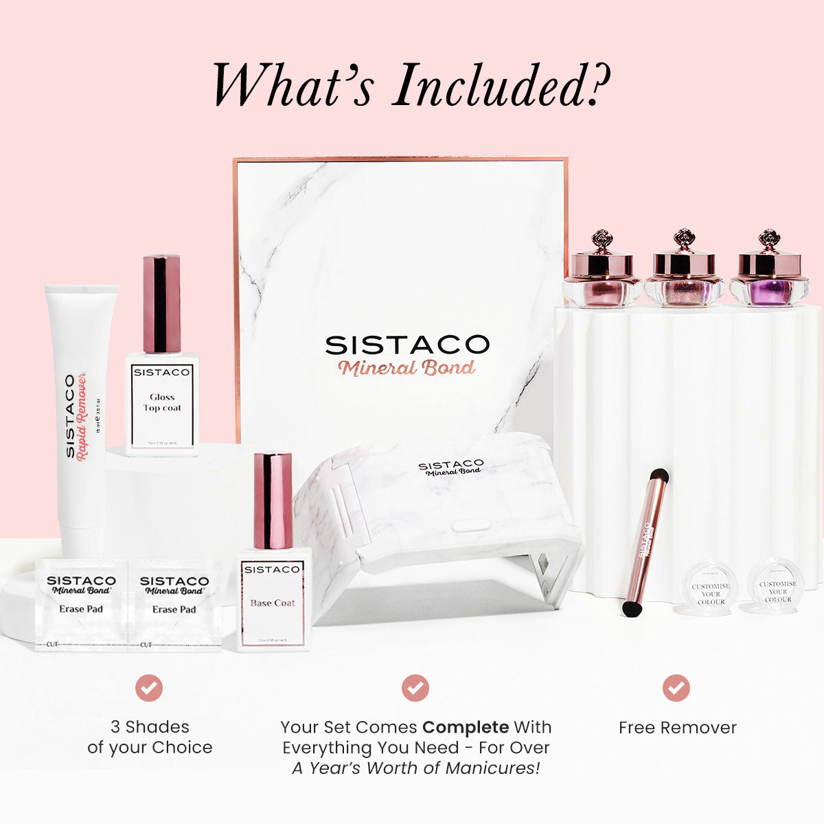 Sistaco™ Mineral Bond Nail Set- Black Friday