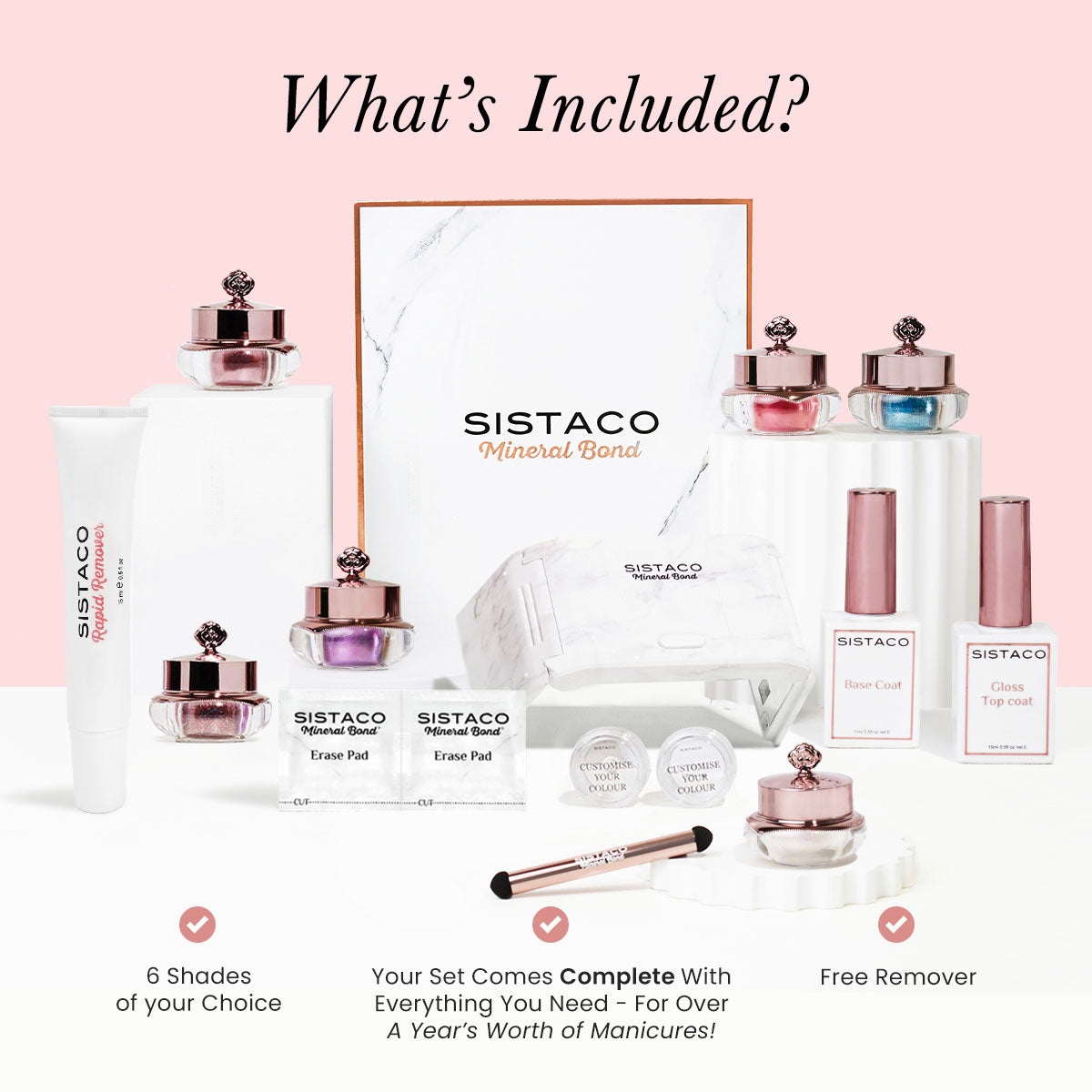 Sistaco™ Mineral Bond Nail Set- Black Friday