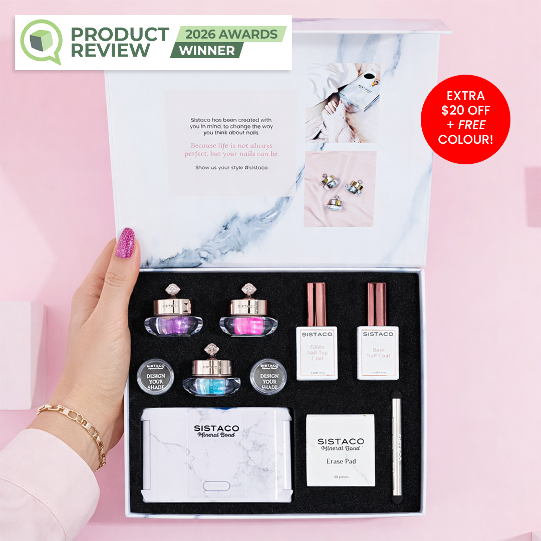Sistaco™ Mineral Bond Nail Set (EXTRA $20 OFF + FREE COLOUR!)