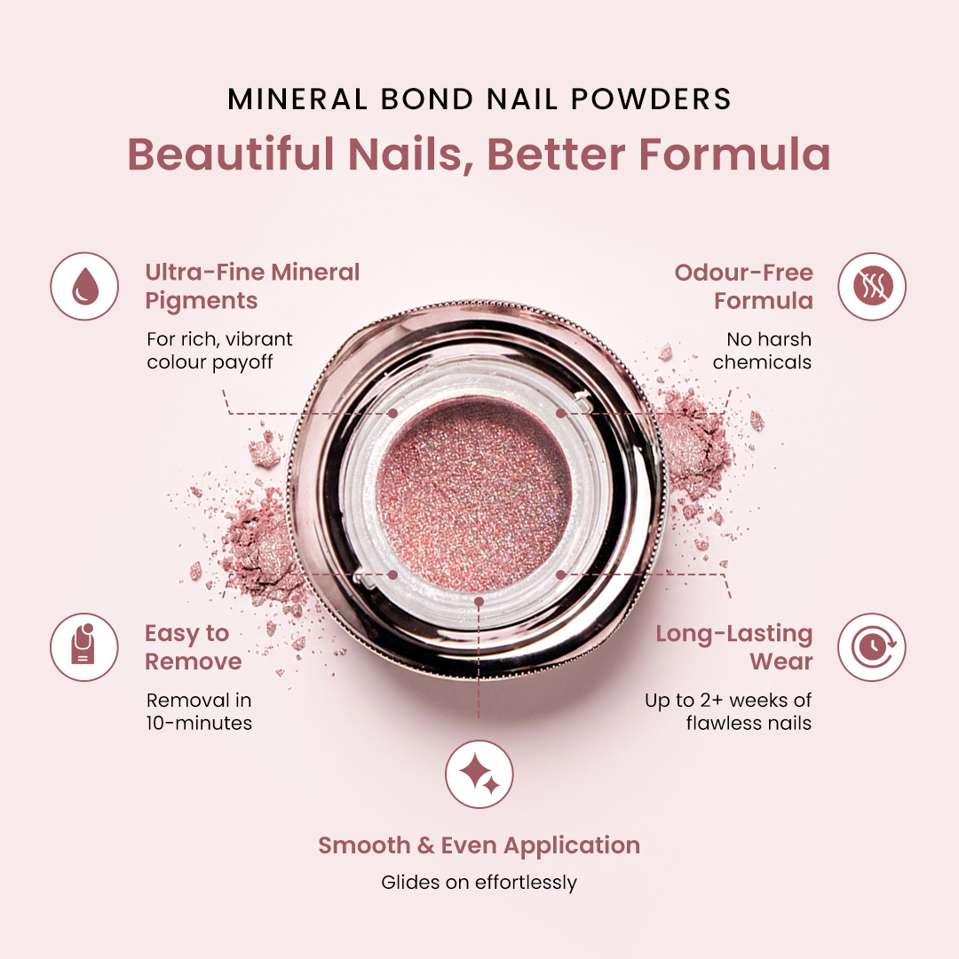 Mineral Bond Nail Powders - Beautiful Nails, Better Formula