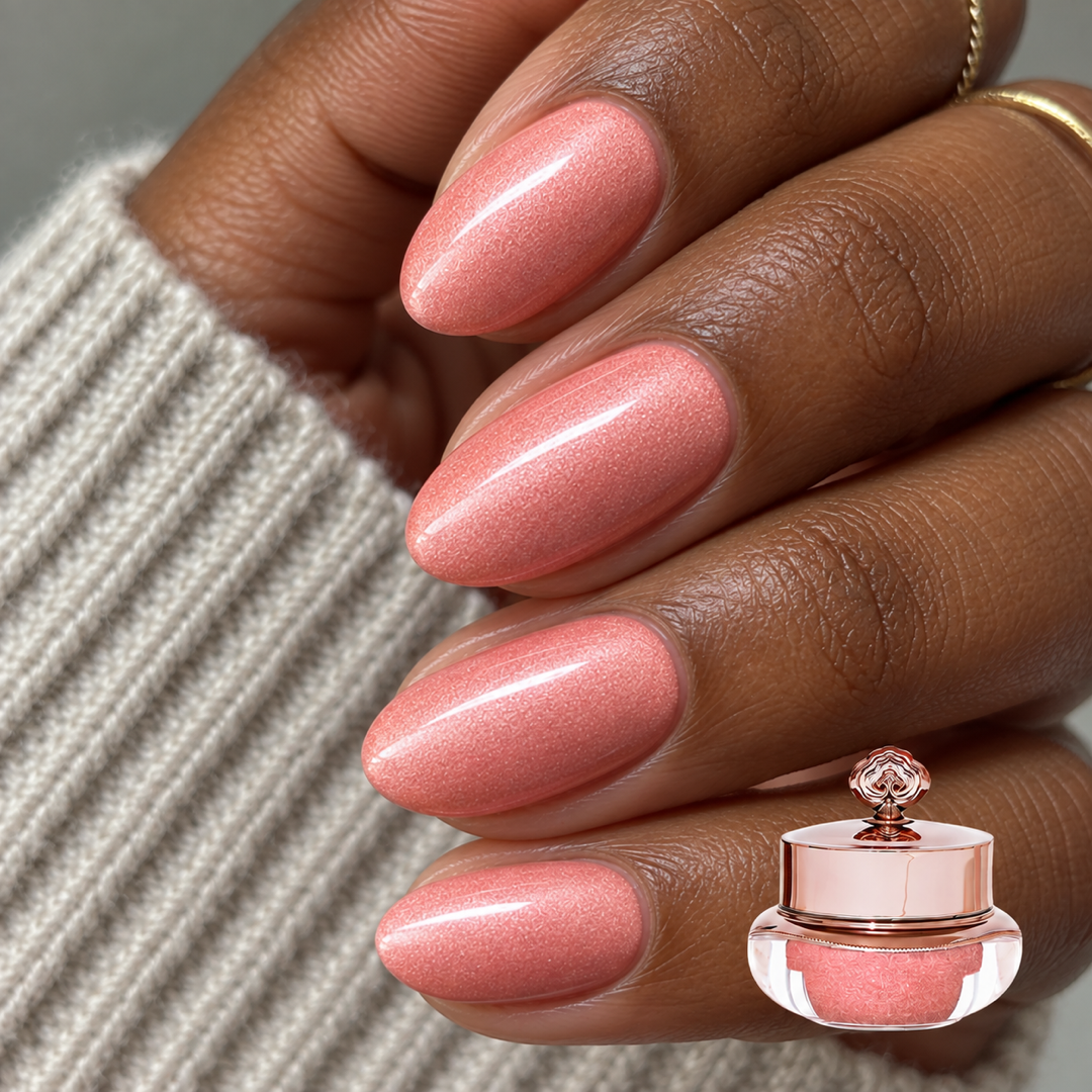 Bloom manicure with matching colour pot
