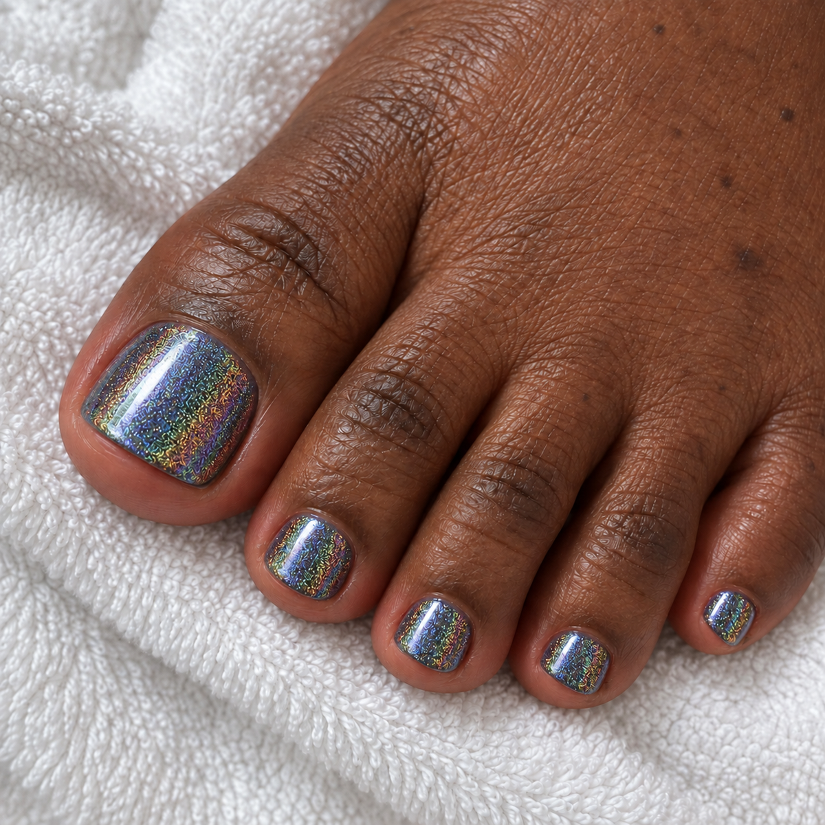 Sleek nail powder pedicure