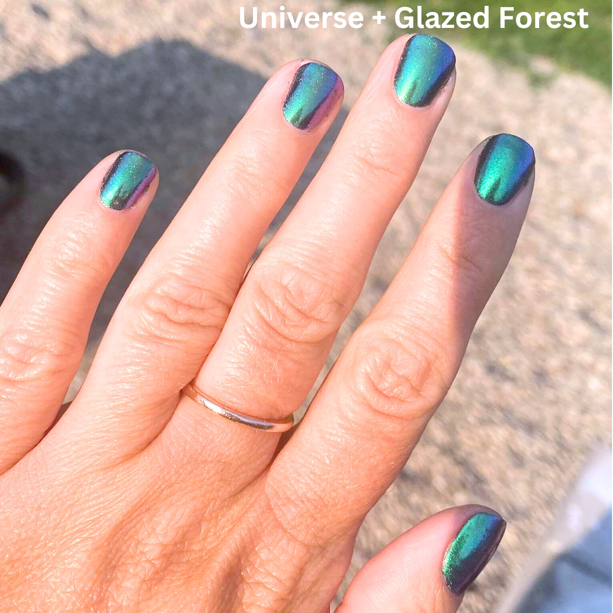 Glazed Forest - Metallic Nail Powder