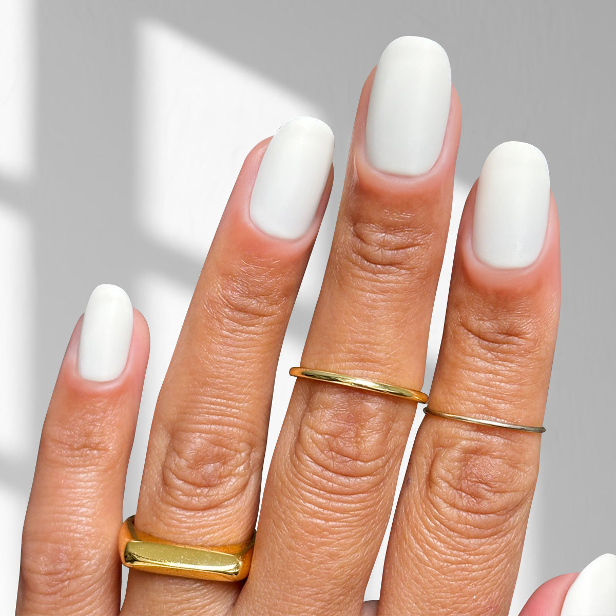 Cream - Oval Sustainable Nails