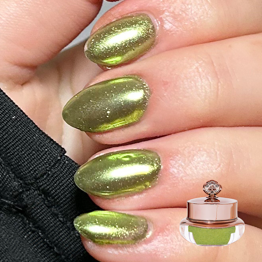 Olive - Metallic Nail Powder
