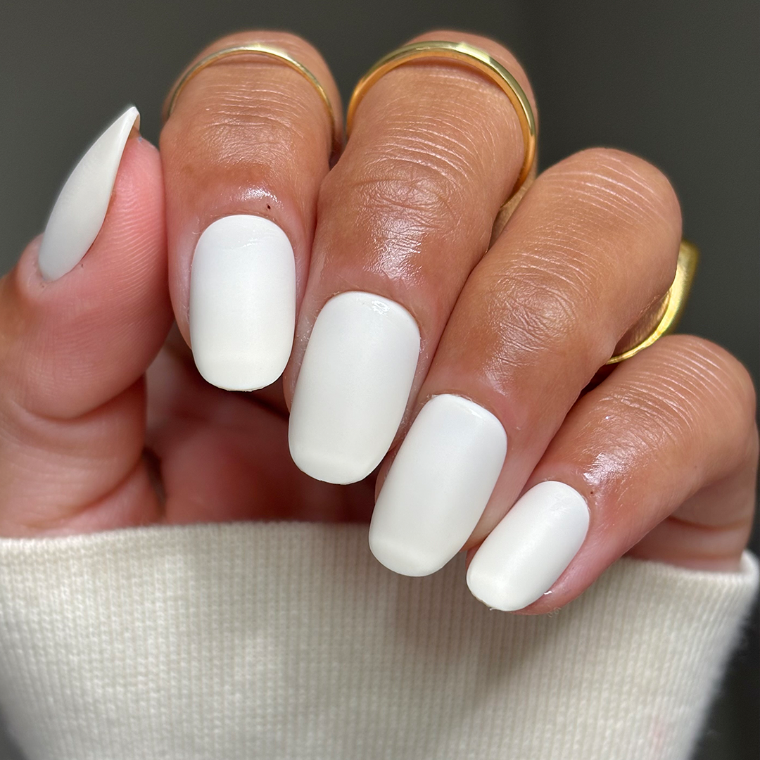 Cream - Oval Sustainable Nails