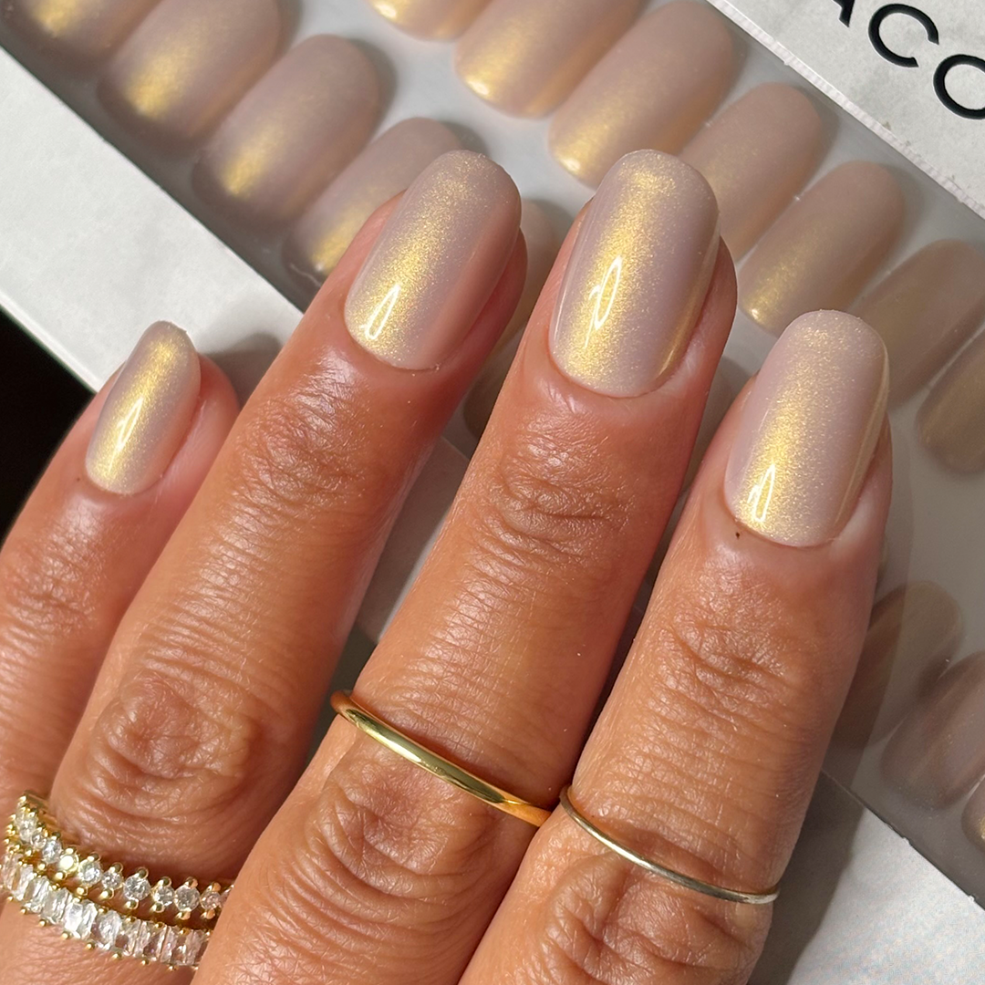 Fawn - Oval  Sustainable Nails