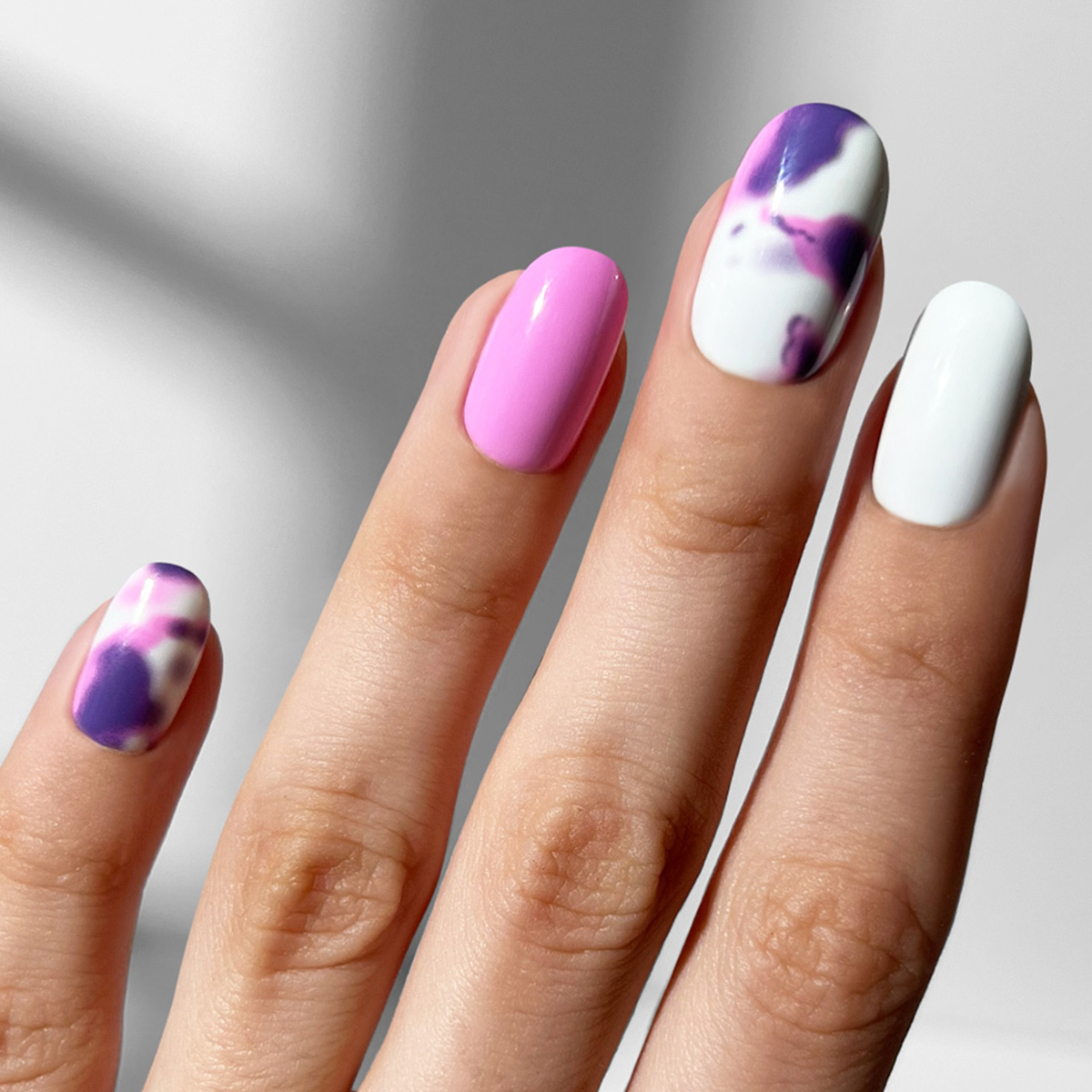Whisper Mauve - Oval Sustainable Nails