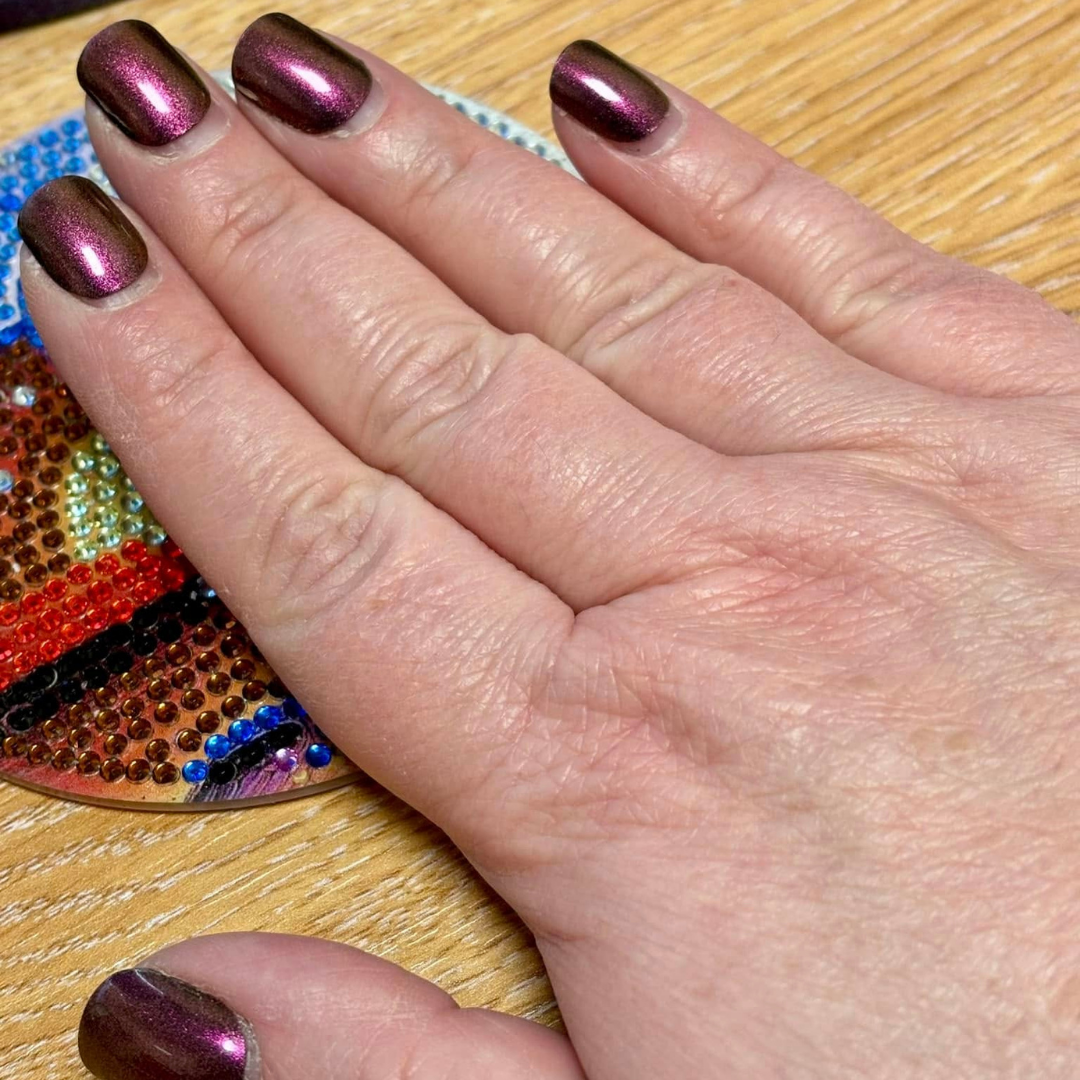 Chestnut Glazed - Square Sustainable Nails