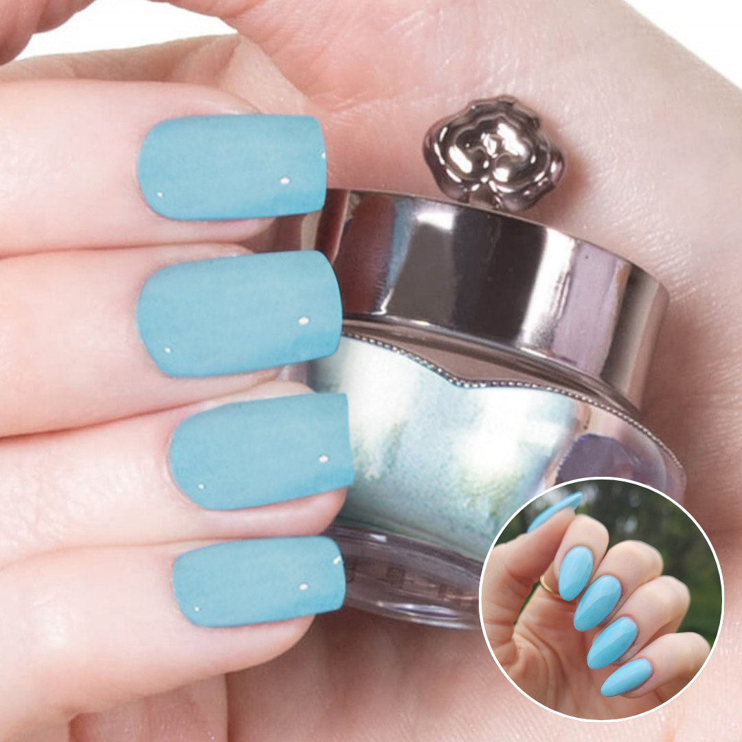 Dusty Blue - Matte Nail Powder