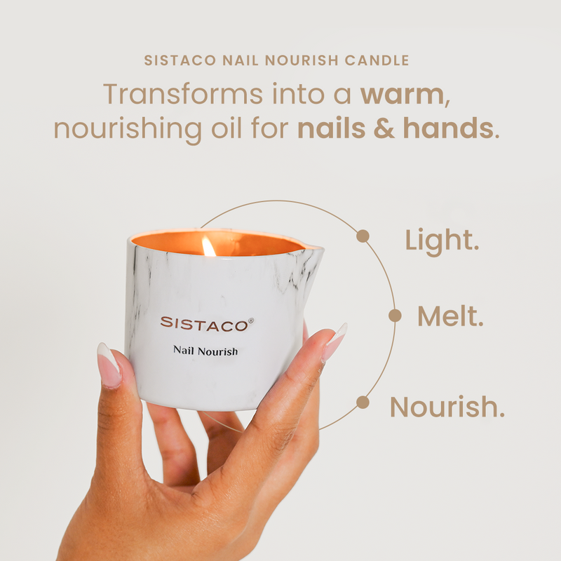 Nail Nourish Candle - Citrus Paradisi Grapefruit + Vanilla