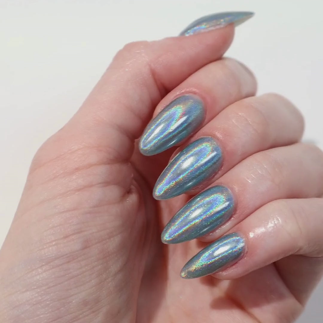 Egg Blue - Holographic Nail Powder