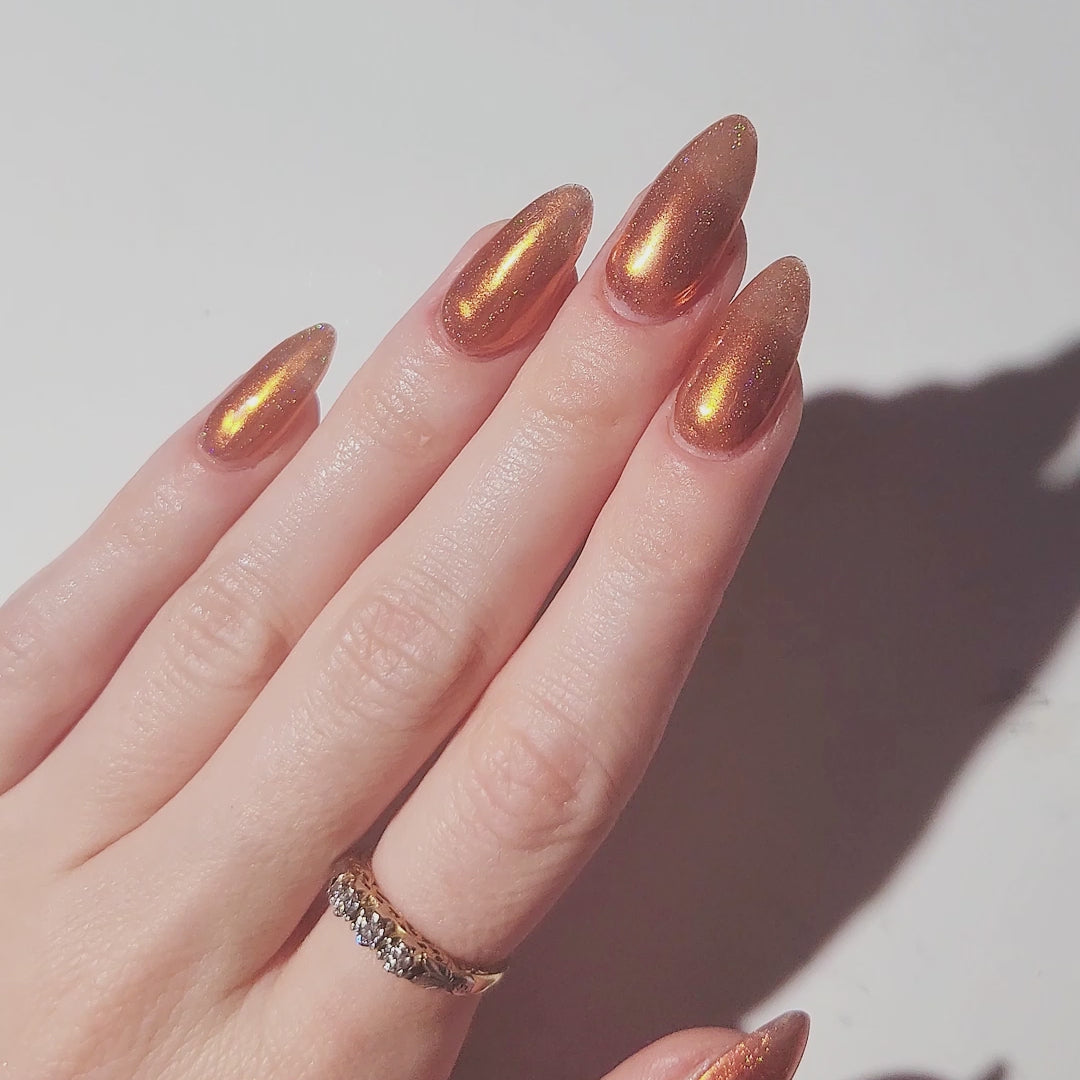 Auburn - Holographic Nail Powder