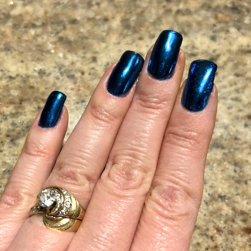 Sapphire - Metallic Nail Powder